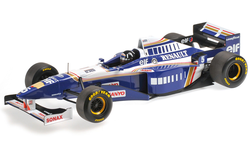 Williams FW18 Renault 1996 WELTMEISTER Damon HILL 1:18 Beschädigte Box Williams FW18 Renault 1996 WELTMEISTER Damon HILL 1:18 Beschädigte Box